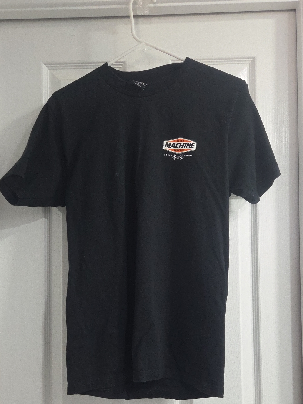 Loser Machine Black Short-Sleeve Tee with Small Chest Logo